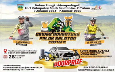 GOWES ADVENTURE SOLOK SELATAN CHAPTER III IS HERE!!!!