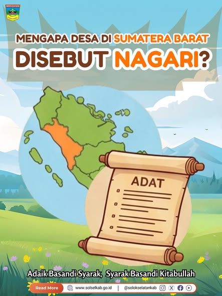 Kenapa ya kok nagari cuma ada di Provinsi Sumatera Barat?